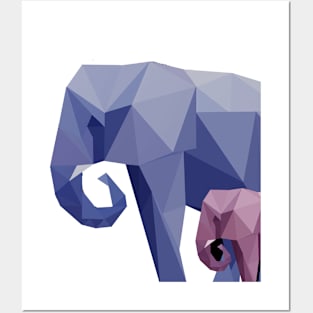 2 Elephants Posters and Art